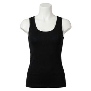 NEW ANGEL APPAREL knit tank top in black